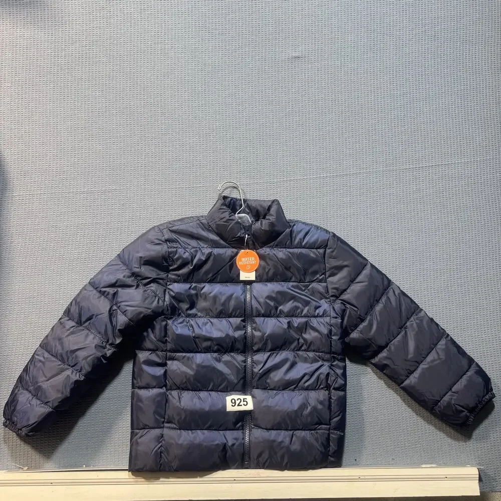 The Children's Place Boys Long Sleeve Puffer Jacket Sz‎ M Blue Brand New